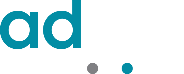 AdPro updated logo with green blue color