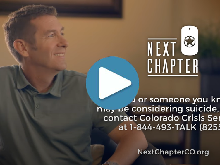 Next Chapter Suicide Prevention Services cover Image with someone considering suicide