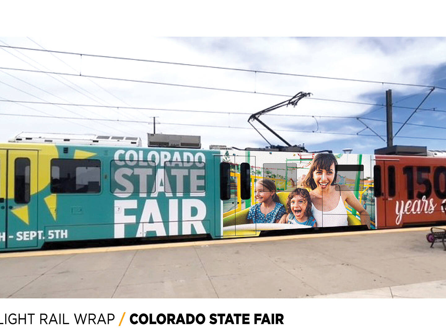 Colorado State Fair Train Wrap