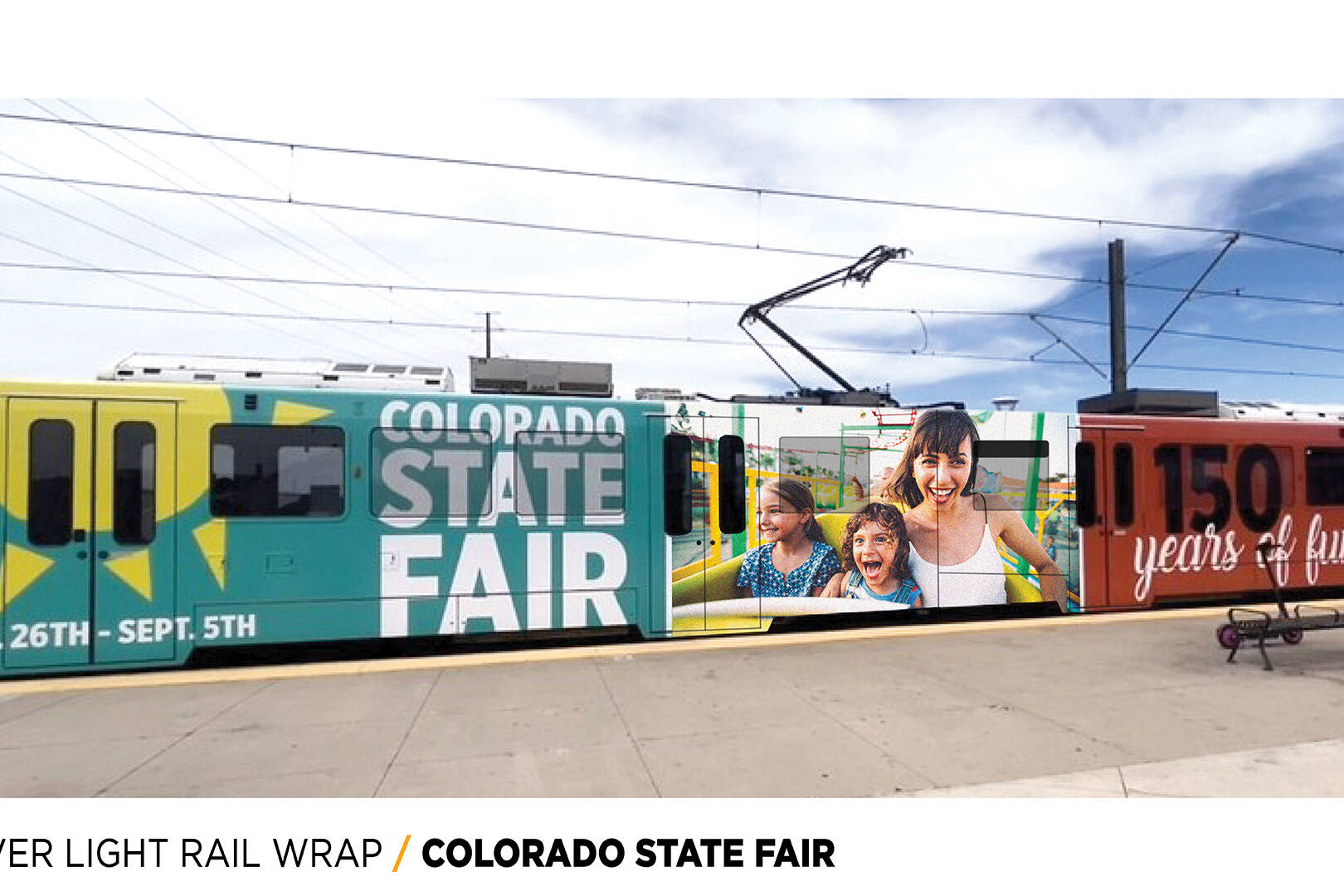 Colorado State Fair Train Wrap