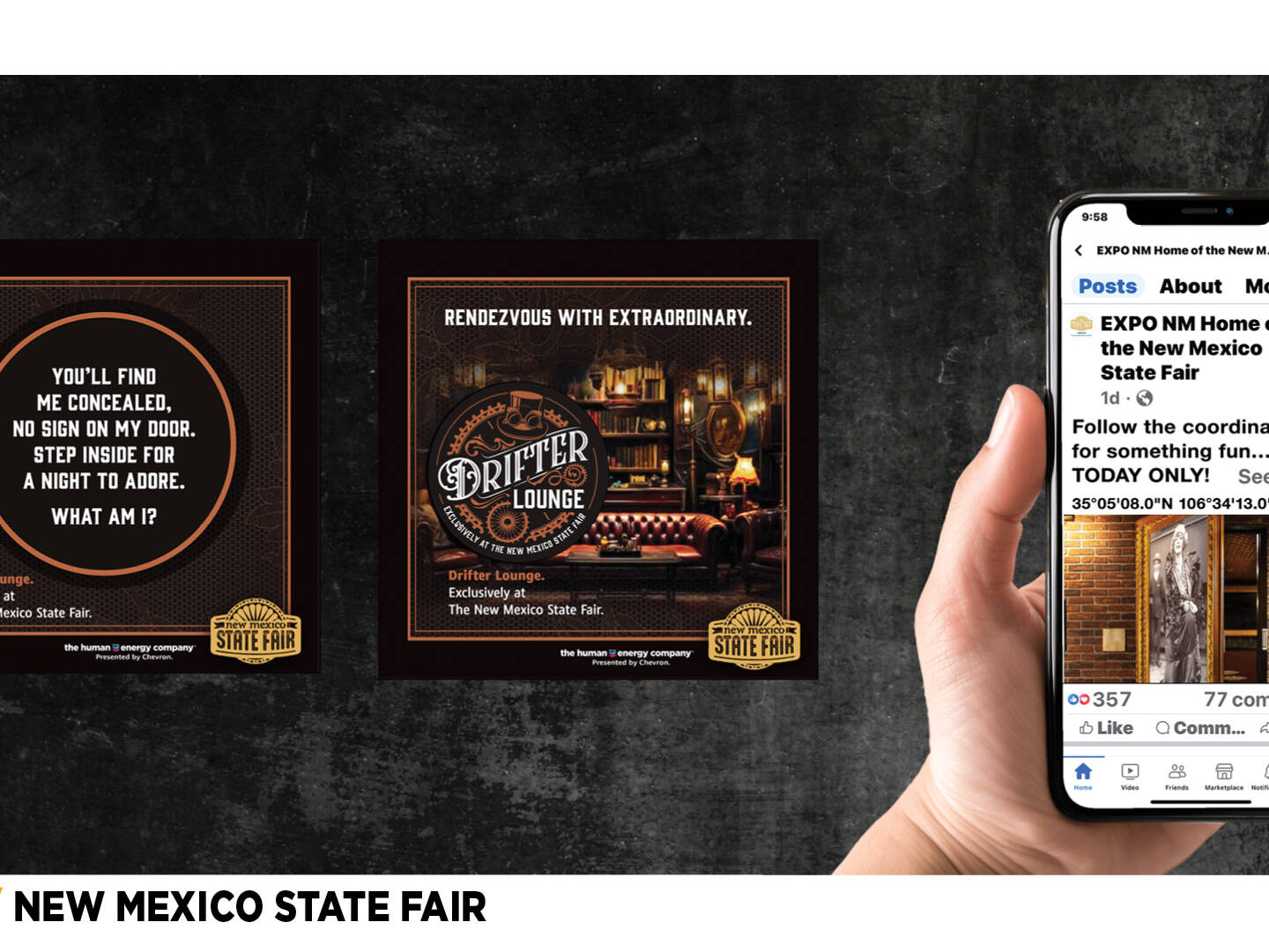 New Mexico State Fair - Social Media - Drifters Lounge