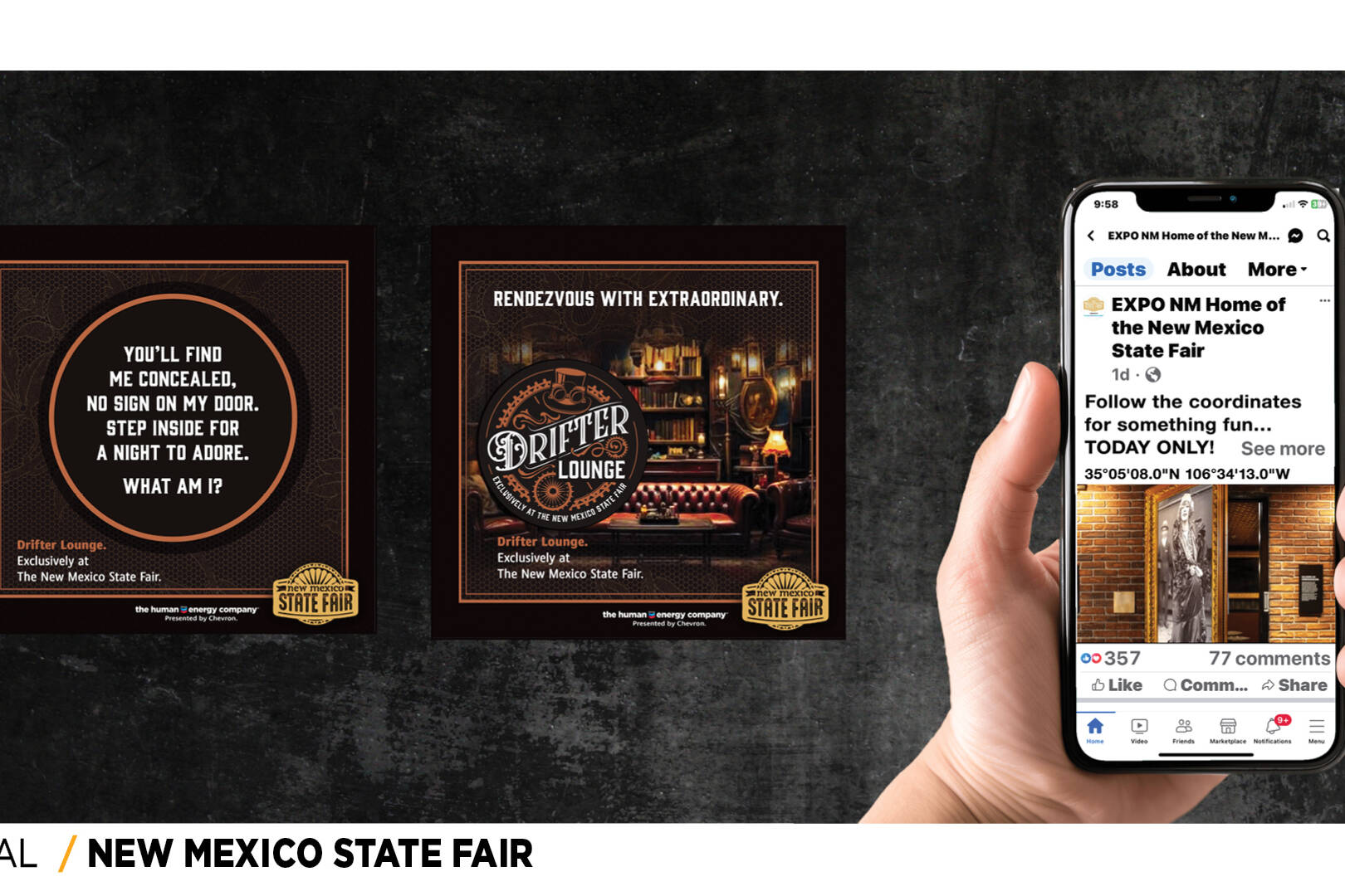 New Mexico State Fair - Social Media - Drifters Lounge