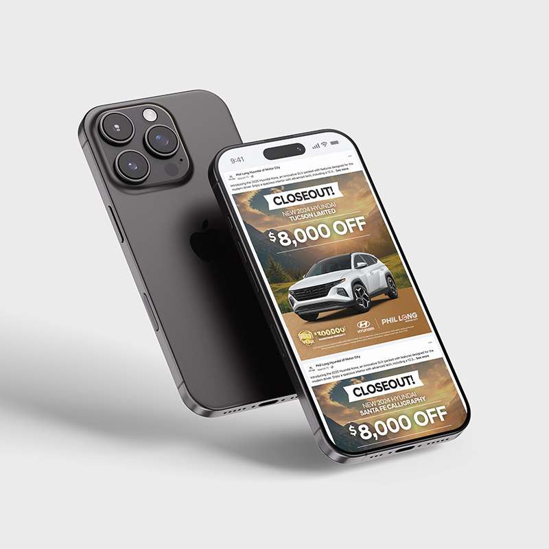 Custom Colorado web design mockup for regional and automotive brands by AdPro